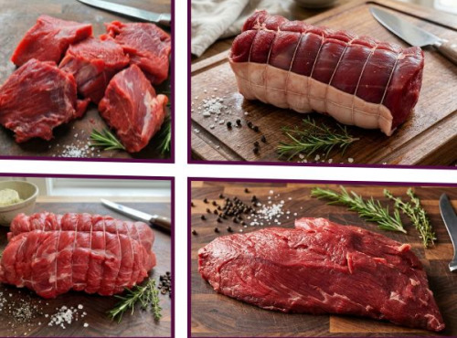 Ferme de la Porte aux Moines - Colis de viande bœuf : Le Demi- traditionnel 5kg