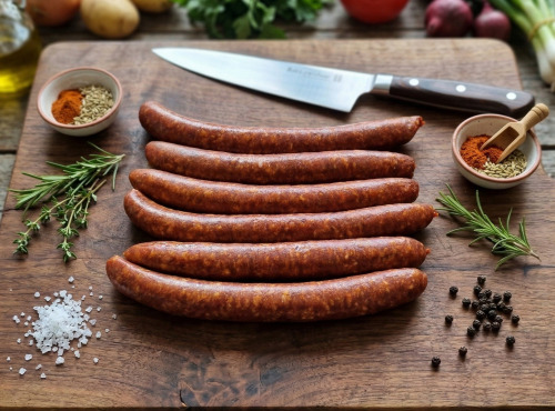 Ferme de la Porte aux Moines - Merguez de bœuf 450g