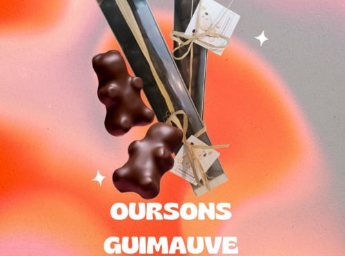 Chaloin Chocolats - Oursons guimauve chocolat au lait