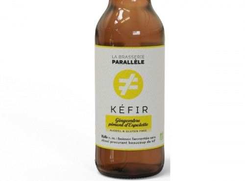 La Brasserie Parallèle - Brasserie sans alcool - Kéfir de Fruits - Pack "Kiffeur de Gingembre" - 9x33cl