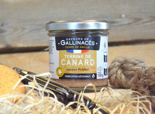 Terre de Gallie - Terrine de canard saveur préfou x 20