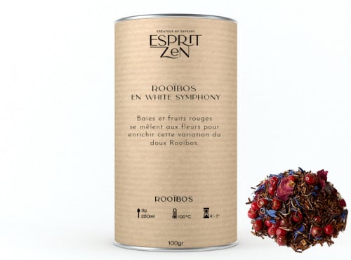 Esprit Zen - Rooïbos "En White Symphony" - Boite 100g