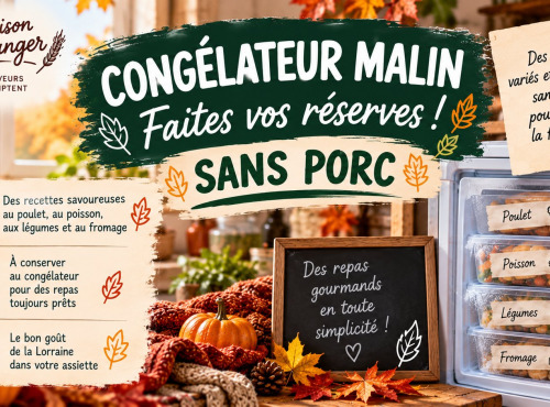 Maison Boulanger - Congélateur malin sans porc