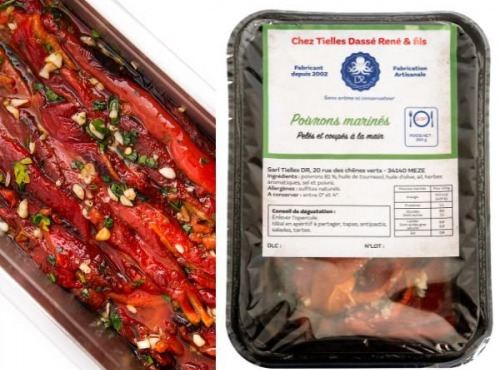 TIELLES Dassé René - Poivrons marinés 250g