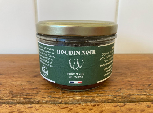 Elevage Les Blancs de l'Ouest - Pâté de boudin noir - Conserve stérilisée 180g