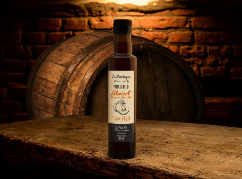 Vinaigres le petit Bio - Vinaigre d'Abricot Rouge du Roussillon bio - 25cl