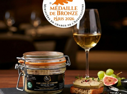 Esprit Foie Gras - Foie Gras Entier De Canard - 130 G - Médaille d'argent de Bronze 2026 Concours général agricole de Paris