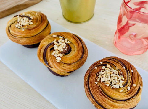 Le Pain d'Hervé - Lot de 3 Cruffins Pâte à Tartiner