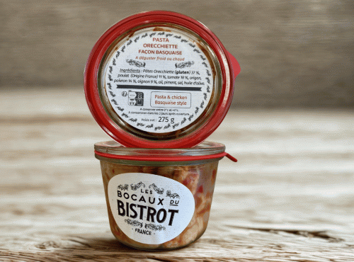 Les Bocaux du Bistrot - Pasta Orecchiette Façon Basquaise