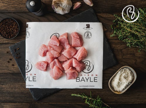 Maison BAYLE - Champions du Monde de boucherie 2016 - Sauté de dinde - Fondue de dinde - 500g