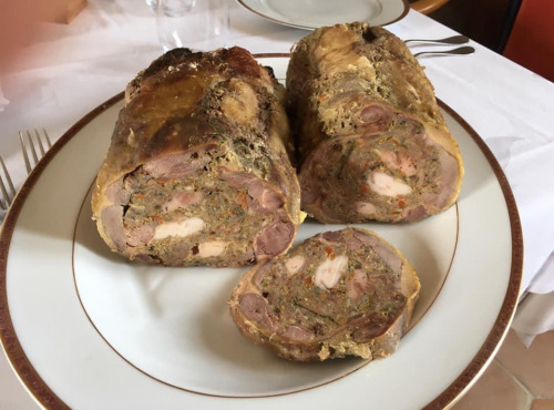 Des Poules et des Vignes à Bourgueil - Cane Farcie À La Pintade Et Farce Au Foie Gras