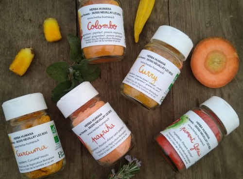 HERBA HUMANA - Assortiment Paprika, Colombo, Curry, Curcuma, Piment Gorria
