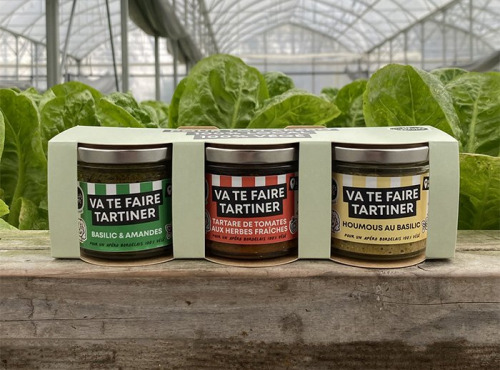 Les Nouvelles Fermes - Coffret 3 tartinables végétaux (pièce)
