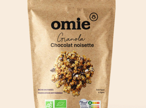 Omie - Granola chocolat noisette - avoine français - 330 g