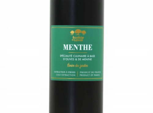 Moulin à huile Bastide du Laval - Huile d'olive Menthe - bidon 25cl - France