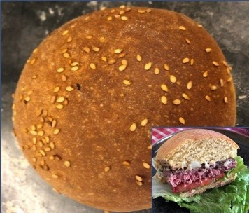 La Ferme des Collines - Pains Burger Au Levain - 4x140g
