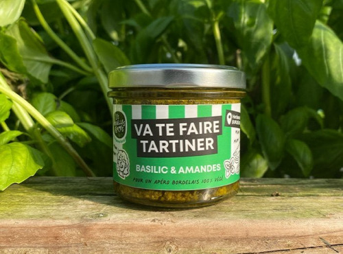 Les Nouvelles Fermes - Tartinable basilic & amandes (90g) x10