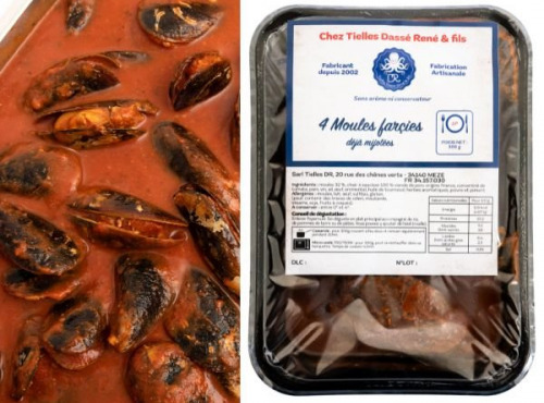 TIELLES Dassé René - Moules farcies 2x300g
