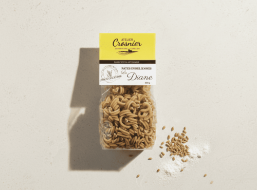 Bière L’Eurélienne – Brasserie de Chandres - Pâtes au blé complet "La Diane" - Atelier Crosnier 300g