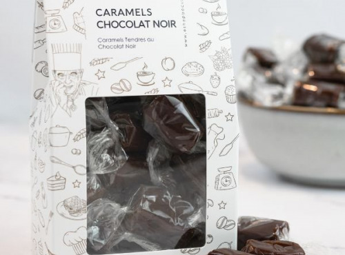 Les Produits Paul Bocuse - Caramels Tendres Chocolat Noir 160g