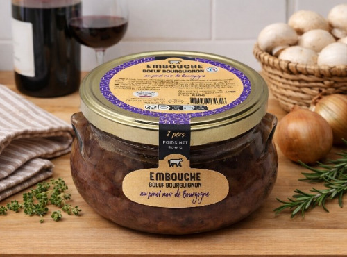 La Maison du Charolais - Cuisiné de Bœuf Bourguignon AOP Bœuf de Charolles 500g