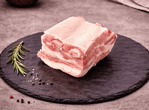 Maison Schmid - Travers de porc 1/2 sel cuit - 150g