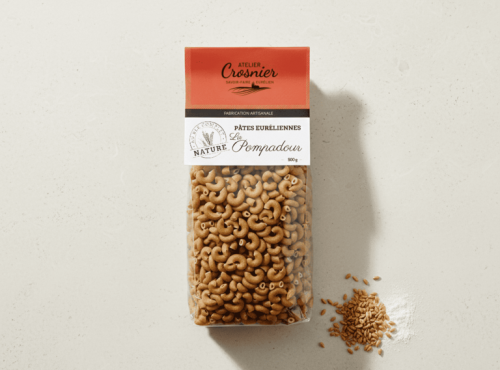 Bière L’Eurélienne – Brasserie de Chandres - Pâtes au blé complet "La Pompadour" - Atelier Crosnier 500g