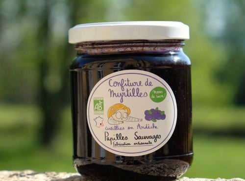 Papilles Sauvages - Confiture de Myrtilles Sauvages des Monts d'Auvergne