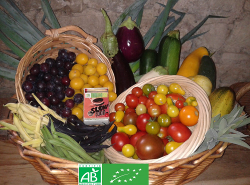 LES JARDINS DE KARINE - Panier modulable / FRUITS et LEGUMES bios d'ETE