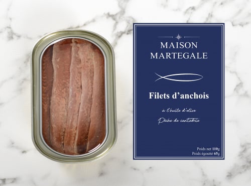 Maison Martégale - Anchois prémium Cantabrie 110g