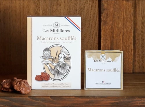 Les Mirliflores - Macarons soufflés au chocolat 140g