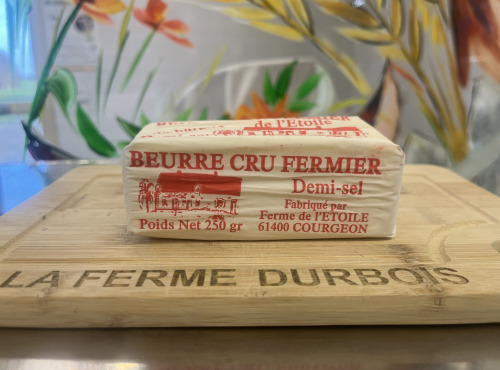 La Ferme Durbois - Beurre cru demi-sel fermier 250g