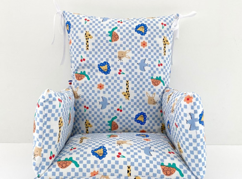 Timouny - Coussin de chaise haute Louis – Fabrication artisanale française