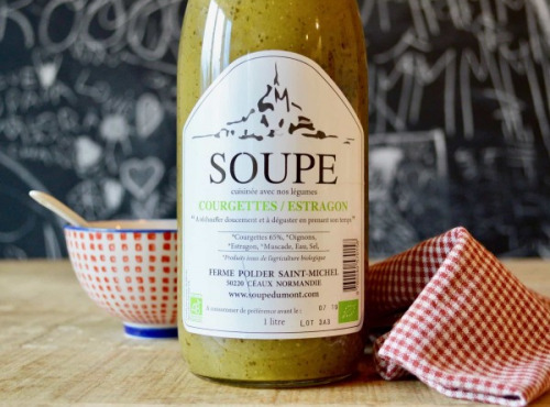 La Ferme du Polder Saint-Michel - Soupe Courgette - Estragon - 1l