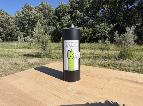 Le Moulin à Olives d’Éguilles - Huile d'Olive Fruité Vert - AOP Biologique - Bidon 750 mL