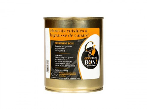 Gersement bon! - Haricot cuisiné au bouillon et à la graisse de canard