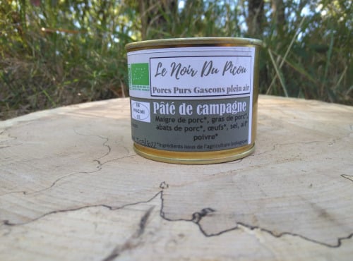 Le Noir du Picou Elodie Ribas - Pâté de Campagne de Porc Gascon Bio