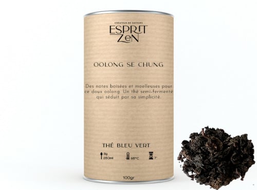 Esprit Zen - Thé Bleu Vert "Oolong Se Chung" - Boite 100g