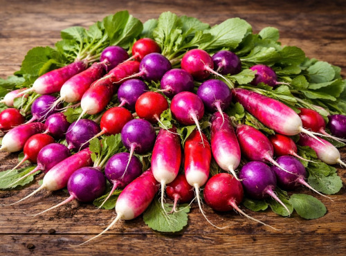 Nature et Saveurs - Ferme Aquaponique et Permacole Astérienne - Radis Mélange Fermier au Kg — couleurs & croquant du moment