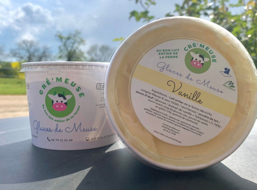 Glaces de Meuse - Crème Glacée "Vanille Tahitensis" - 360g