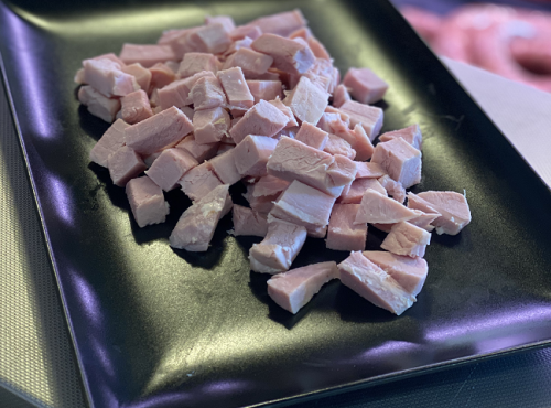 Maison Millas - Dés De Jambon Cuit De Porc Fermier Élevé En Plein Air Sans Ajout De Sel Nitrité
