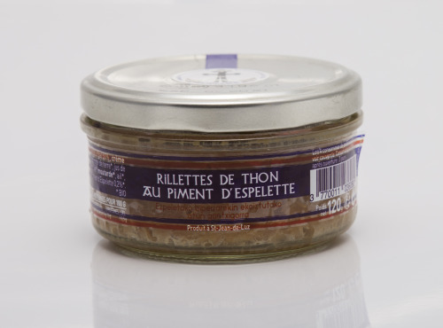 ONAKE - Le Fumoir du Pays Basque - Rillettes de thon de St-Jean de luz au piment d'Espelette