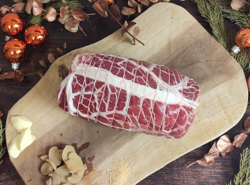 Nature et Régions - Rôti De Boeuf Charolais Farci aux marrons et Marc de Bourgogne 1 kg