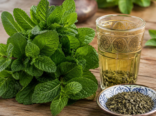 Le Paradis d'Escargot - un bouquet de la menthe et une dose de the ver