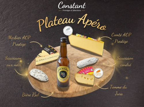 Constant Fromages & Sélections - Plateau Apéro - Fromage, charcuterie et bière