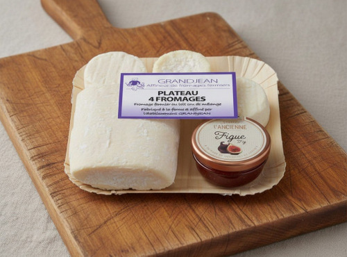 Fromagerie CHEVENET - Plateau 4 fromages fermiers mélange et figue