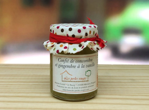 Les Perles Rouges - Confit De Concombre Et Gingembre À La Vanille
