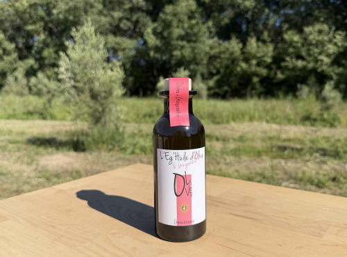 Le Moulin à Olives d’Éguilles - Huile d'Olive & Gingembre - Bouteille 250 mL