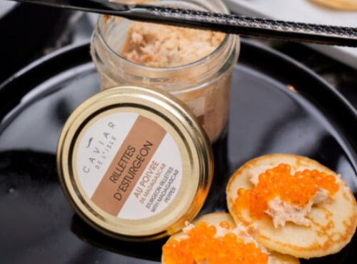 Caviar de l'Isle - Rillettes d’esturgeon au poivre de Madagascar 90g - Caviar de l'Isle