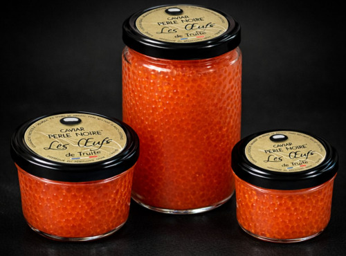 Caviar Perle Noire - OEUFS DE TRUITE NATURE 90G